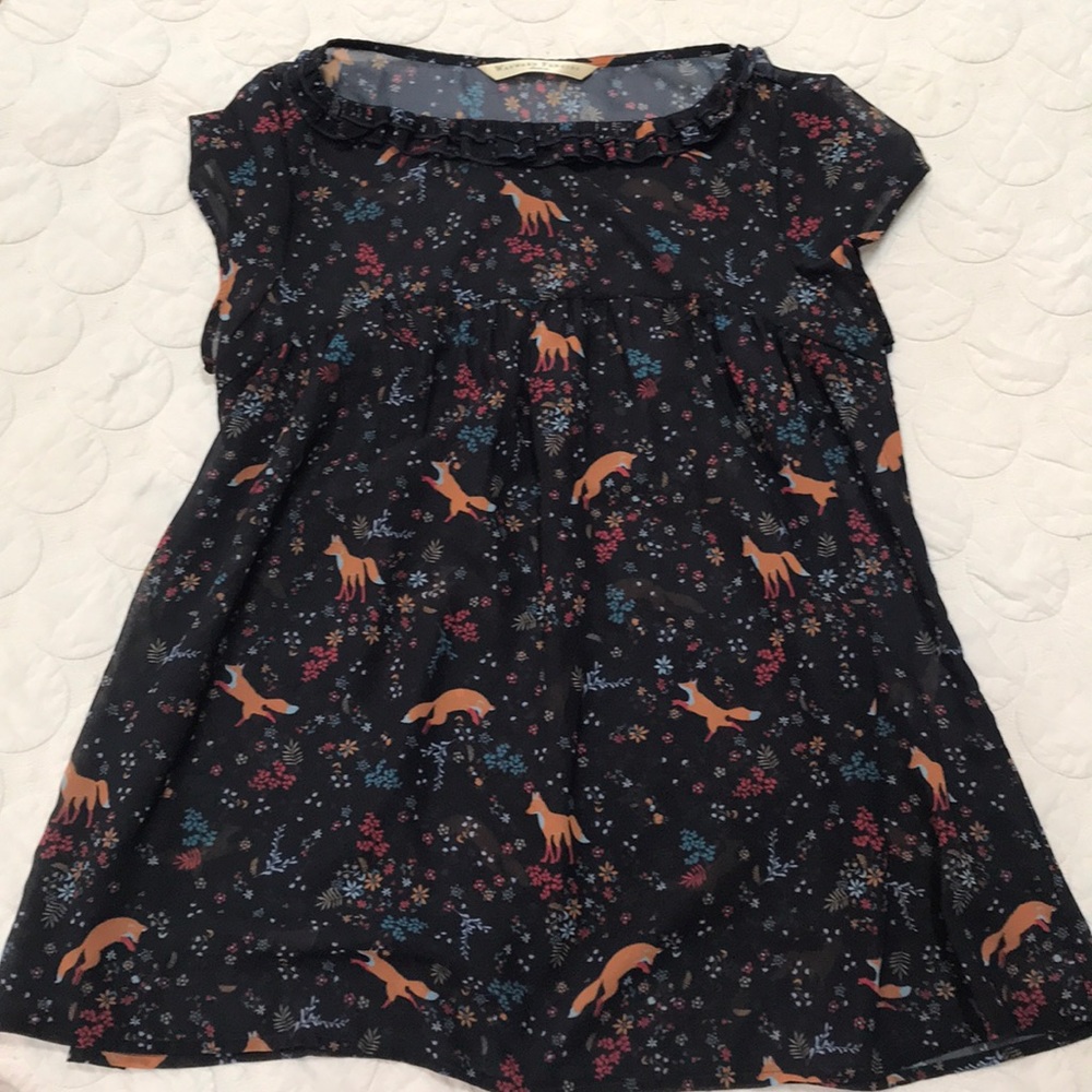 Wayward Fancies eShakti Fox Floral Print Top 8